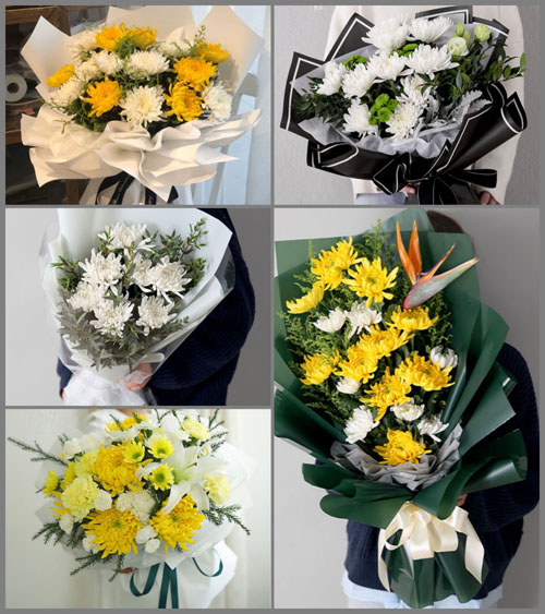 江苏南通海门市海门工业园区白事花束代送